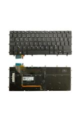 Dell ile Uyumlu XPS DE282-NOR Notebook Klavye Işıklı Siyah TR