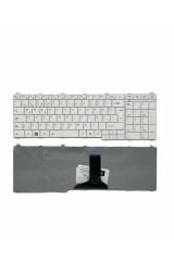 Toshiba ile Uyumlu Satellite C660-2C6, C660-2C7, C660-2C9, C660-2CC Notebook Klavye Beyaz TR