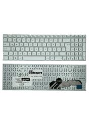 Asus ile Uyumlu X541, X541LA, X541LJ, X541N, X541NA, X541NC, X541S Notebook Klavye Beyaz TR