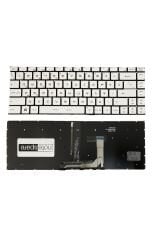 Msi ile Uyumlu GF65 Thin 10SDR-459US Klavye Işıklı Gümüş Gri TR Küçük Enter Versiyon