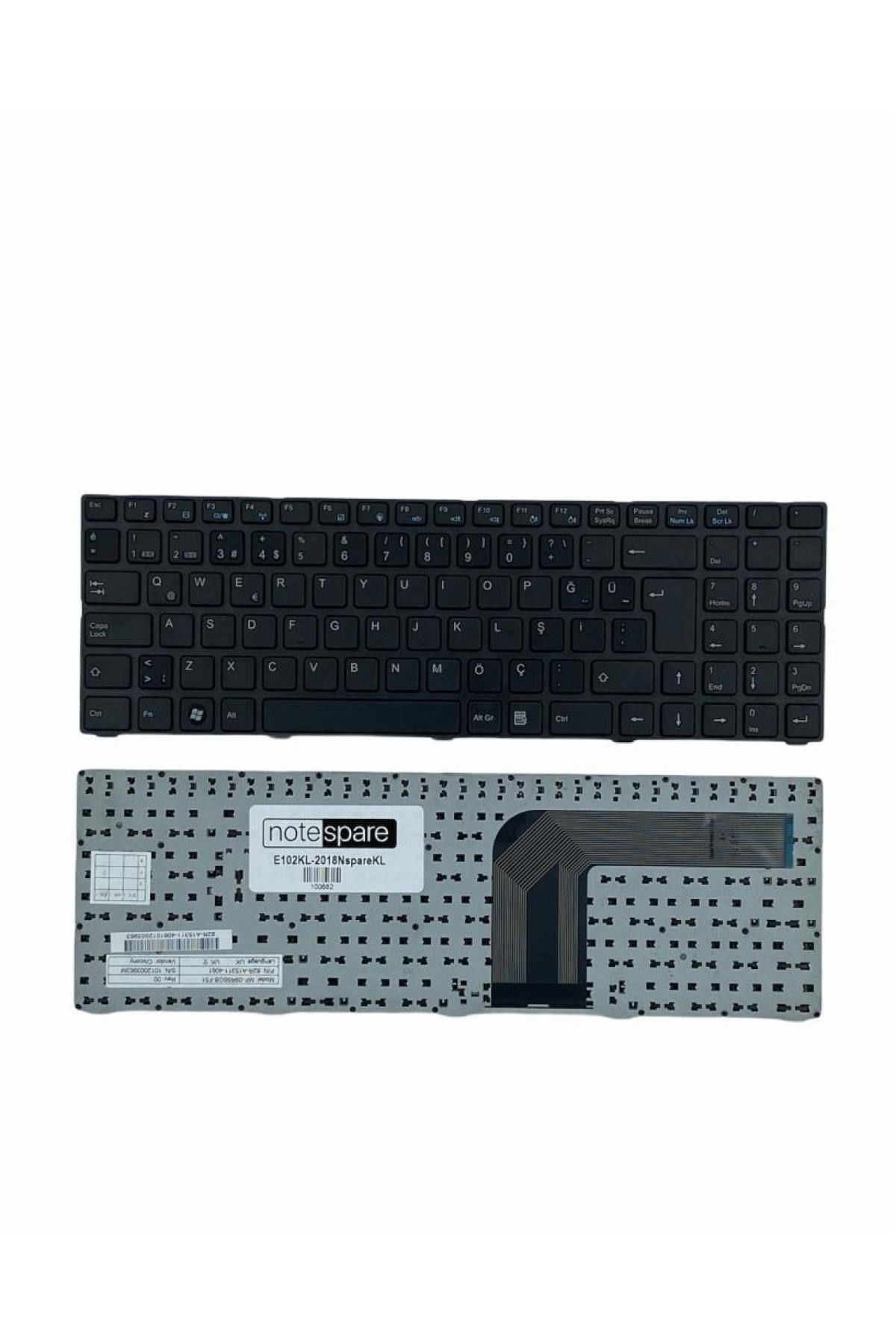Exper ile Uyumlu 82R-15B011-4301, MP-09R66TQ-F51 Notebook Klavye Siyah TR
