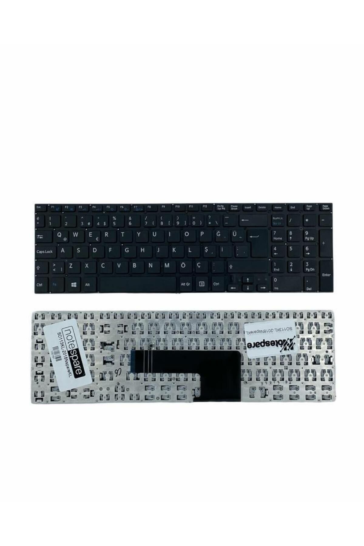 Sony ile Uyumlu Vaio Fit SVF1521K2R, SVF1521K4E, SVF1521K6E, SVF1521L1E Notebook Klavye Siyah TR