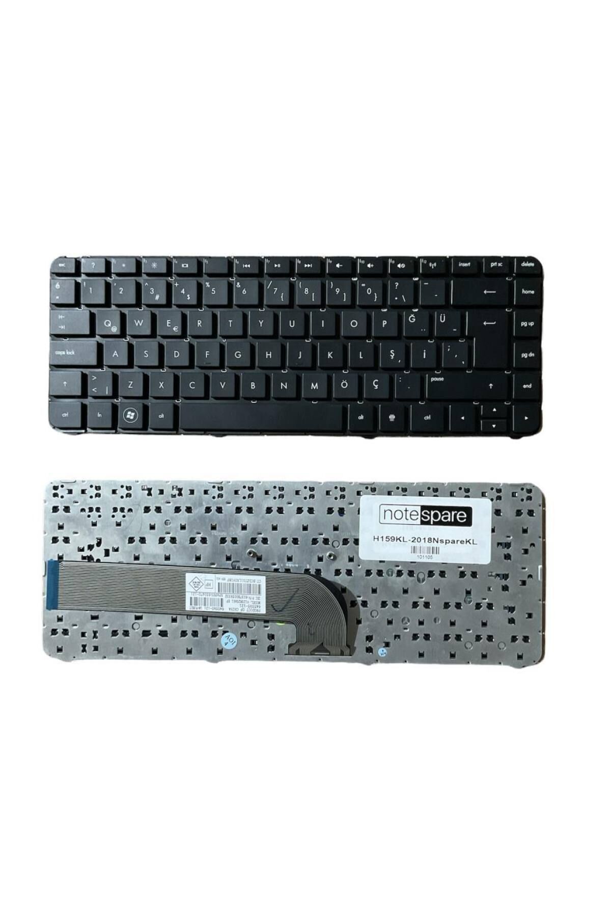 Hp ile Uyumlu Pavilion DM4-3000, DM4-3100, DV4-3000, DV4-3100 Notebook Klavye Siyah TR