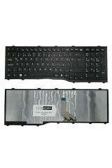 Fujitsu Siemens ile Uyumlu AH532-703, AH532-G21-701, AH532-G21-703 Notebook Klavye Siyah TR