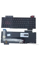Asus ile Uyumlu Rog 90NR0GP1-R31TU0 Notebook Klavye Işıklı Siyah TR