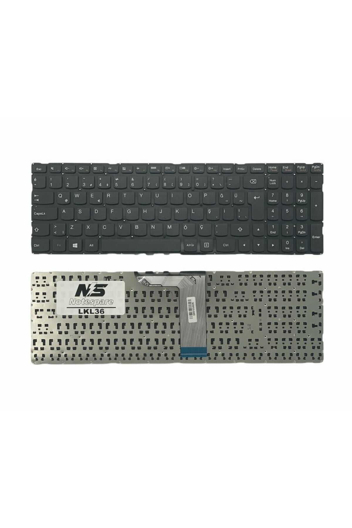 Lenovo ile Uyumlu Flex 3-1580 Type 80R4 Notebook Klavye Siyah TR