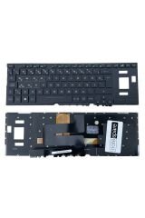 Asus ile Uyumlu Rog Zephyrus GX501, GX501G, GX501GI, GX501V Notebook Klavye Işıklı Siyah TR