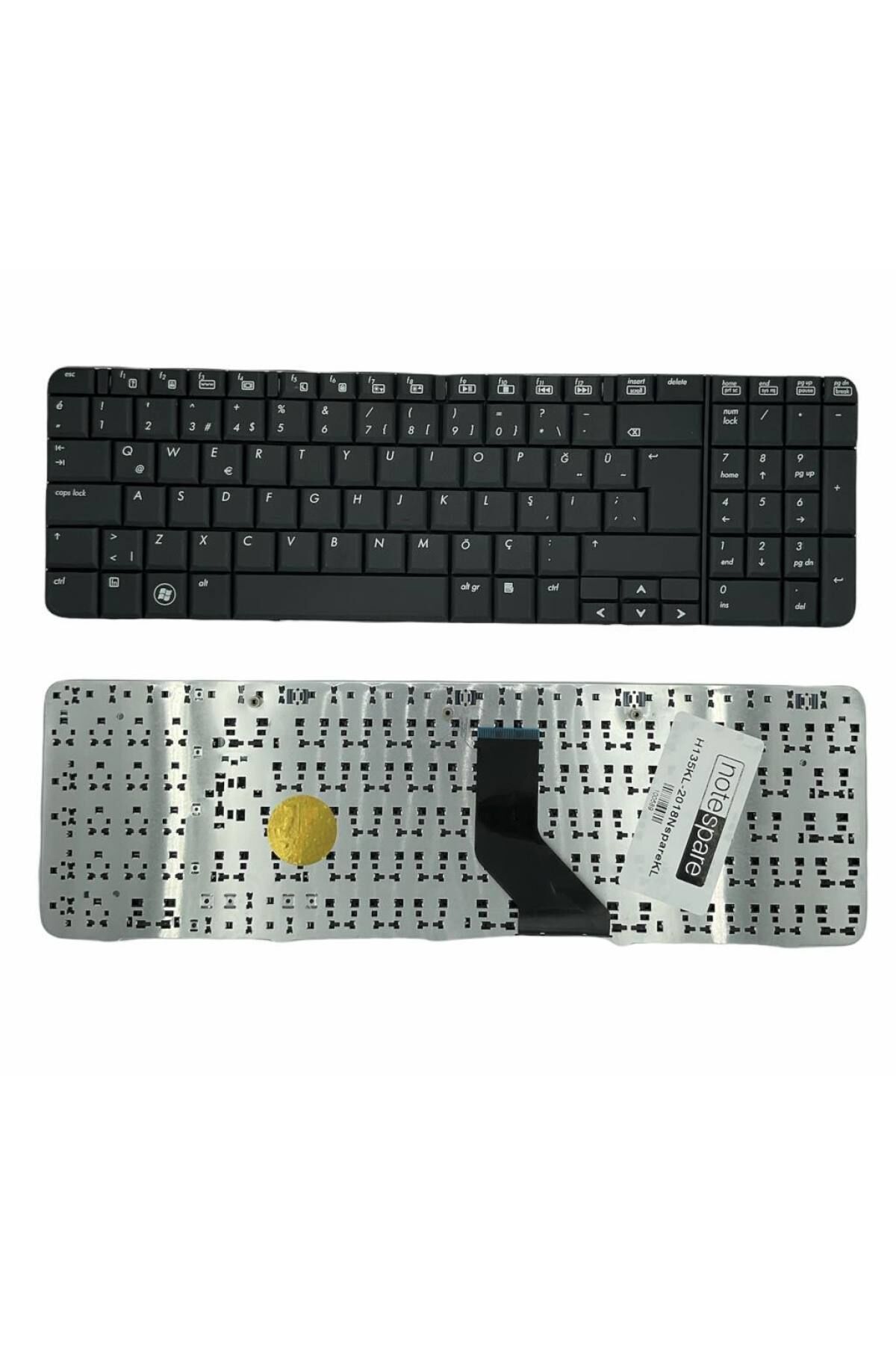 Hp ile Uyumlu 9J.N0Y82.A01, 9J.N0Y82.A0T, 9J.N0Y82.C01, 9J.N0Y82.C0T Notebook Klavye Siyah TR