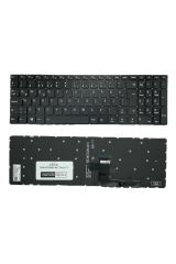 Lenovo ile Uyumlu IdeaPad 80SV00FATX, 80SV00H5TX, 80T7003BTX Notebook Klavye Işıklı Siyah TR