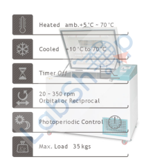 JSR JSSI-300CL YER TİPİ ÇALKALAMALI İNKÜBATÖR 204 L