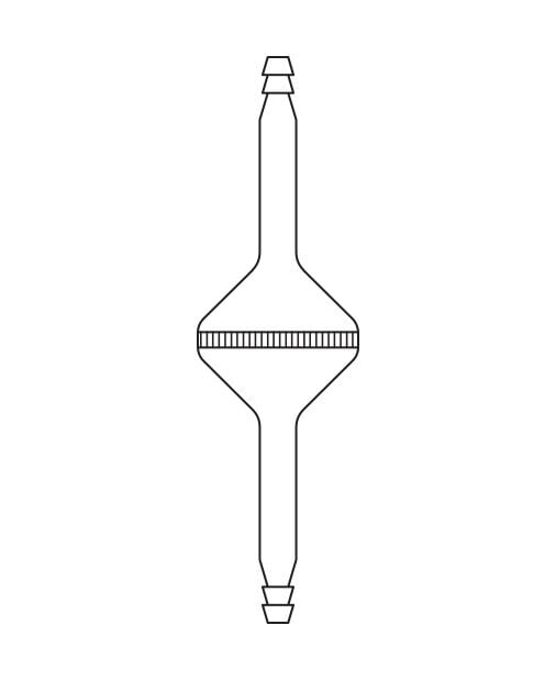 Filtre, İki ucu hortum çıkışlı