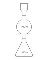 Engler vizkozite balonu 100 + 100 ml Hacim