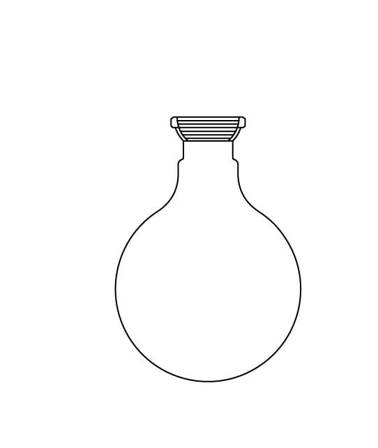 Balon, Küresel şilifli (Evaporatör toplama balonu) KS : 35/20