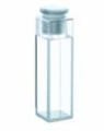 Standart fluorometre küvet, şilifli kapaklı, Quartz 2'li Paket