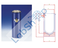 Isotherm Tip 6 C Dewar Kabı 800 ML