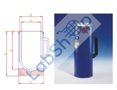 Isotherm Tip G 4 C Dewar Kabı 750 ML