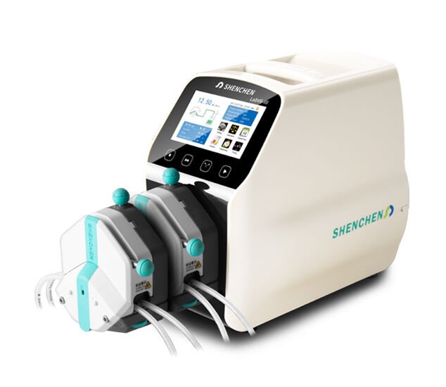 LabV1-III Flow Rate Peristaltik Pompa | 0.1 ~ 150 Rpm , 2 x Yz 1515X Başlıkla , 0.007 ~ 570 ML/Min