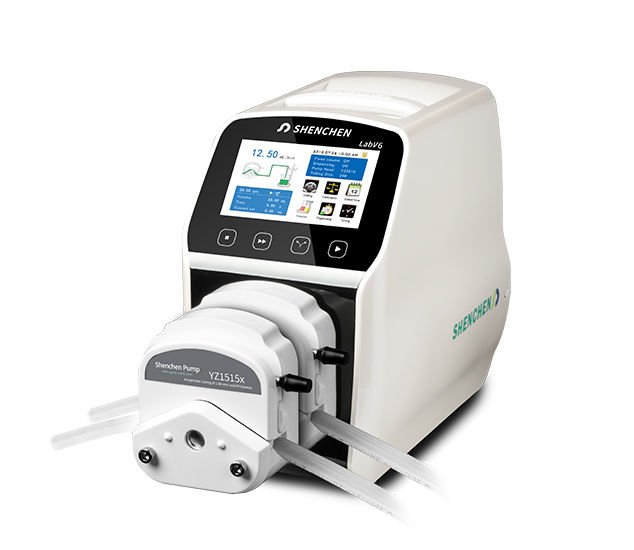 LabV6 Flow Rate Peristaltik Pompa | 0.1 ~ 600 Rpm , Yz 1515X Başlıkla , 0.007 ~ 2280 ML/Min