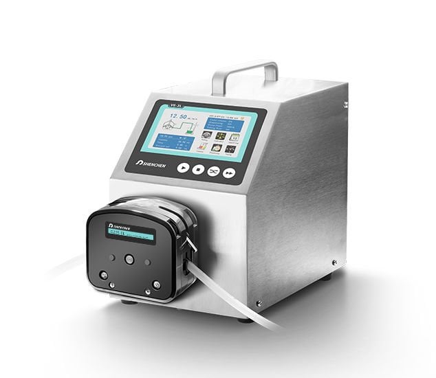 V6-3L Flow Rate Endüstriyel Peristaltik Pompa|  DZ25-3L Başlıkla , 0.2 ~ 3600 ML/Min , Paslanmaz Çelik Gövde