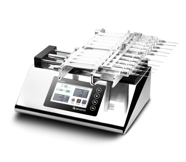 ISPLab10 Şırınga Pompası | Kullanılabilir Şırınga : 10uL ~10 ml , 10 Şırınga Kapasite , 0.001uL ~ 127ML