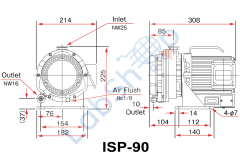 Anest Iwata ISP 90 Kuru Scroll Vakum Pompası