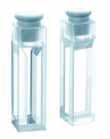 Mikro fluorometre küveti, şilifli kapaklı, Quartz 2'li paket