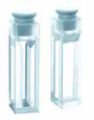 Mikro fluorometre küveti, şilifli kapaklı, Quartz 2'li paket