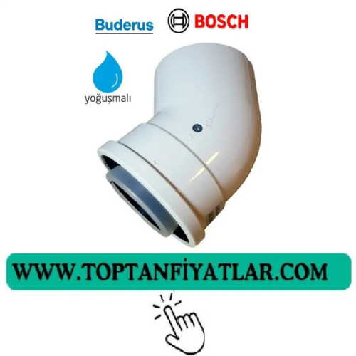 Bosch/Buderus/45 Drc Yoğuşmalı Kombi İlave Açık Dirsek