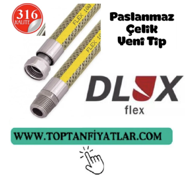 125 Cm OCAK FLEXİ-1/2''(Koli 40 Ad)