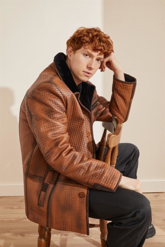 Maverik Whiskey Man Genuine Shearling Coat