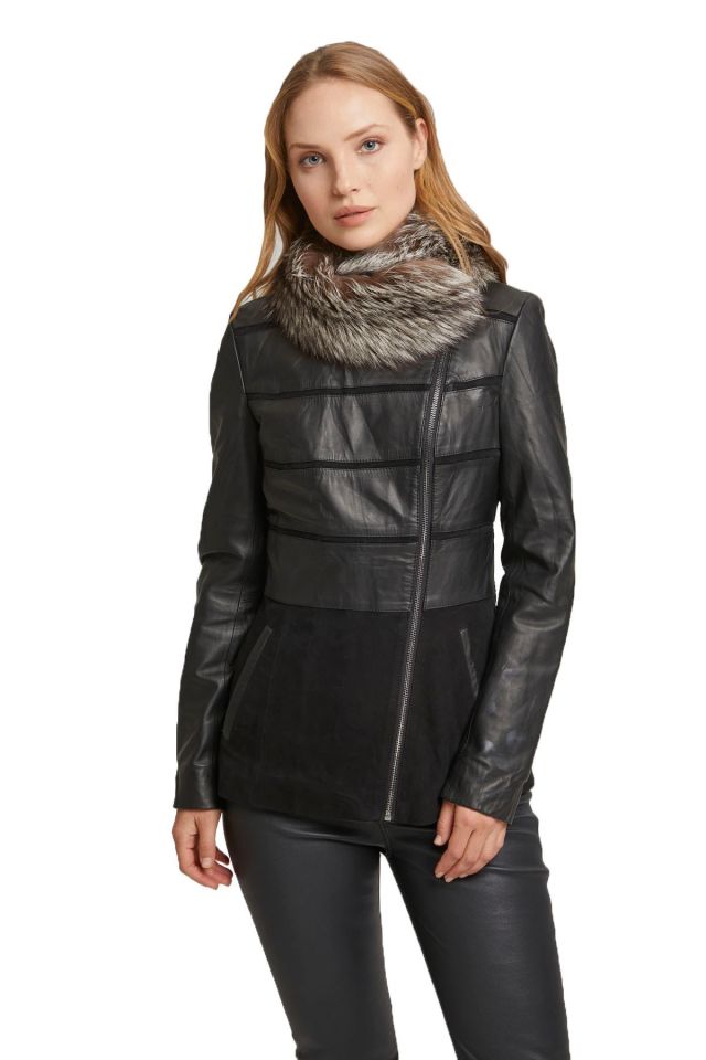 Asia Women Leather Jacket