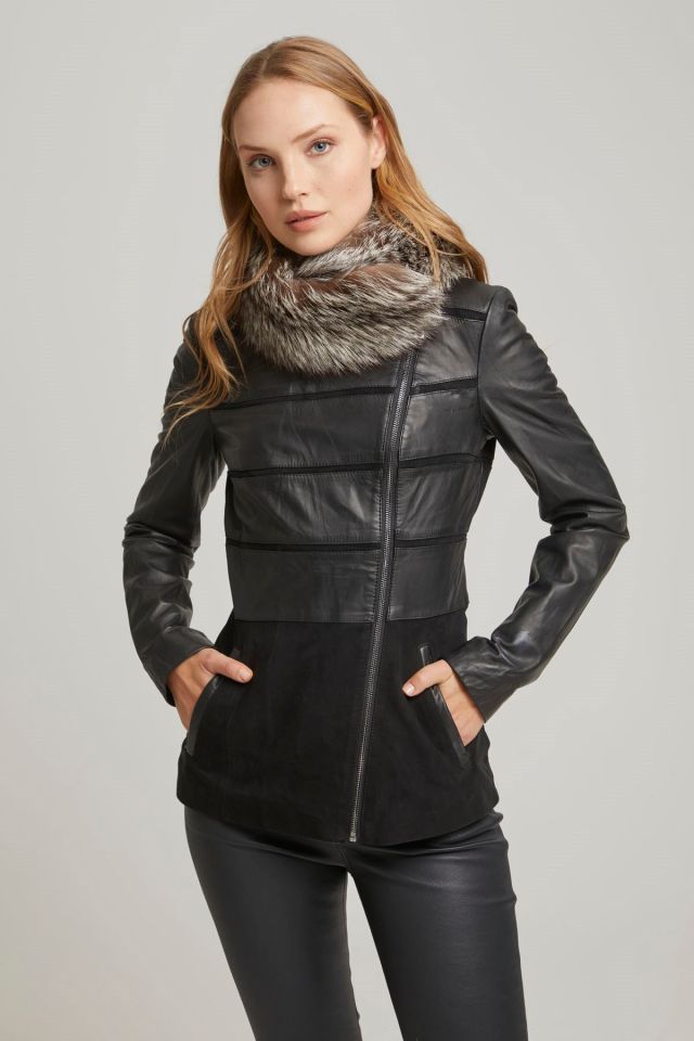 Asia Women Leather Jacket
