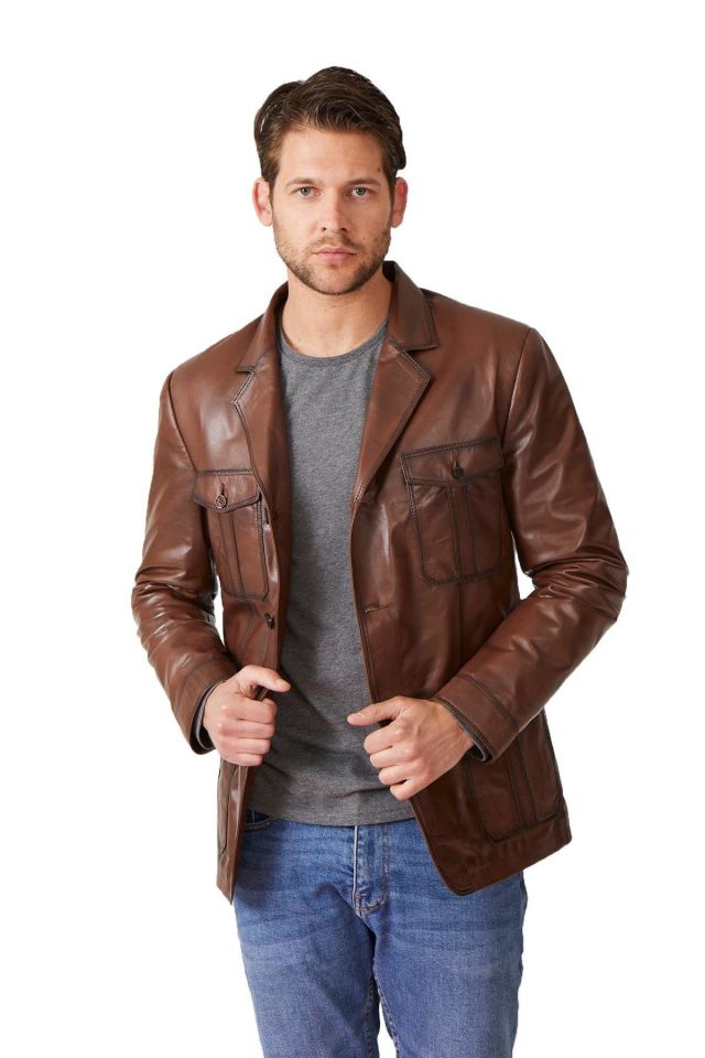 Delmar Whiskey Man Genuine Leather Jacket