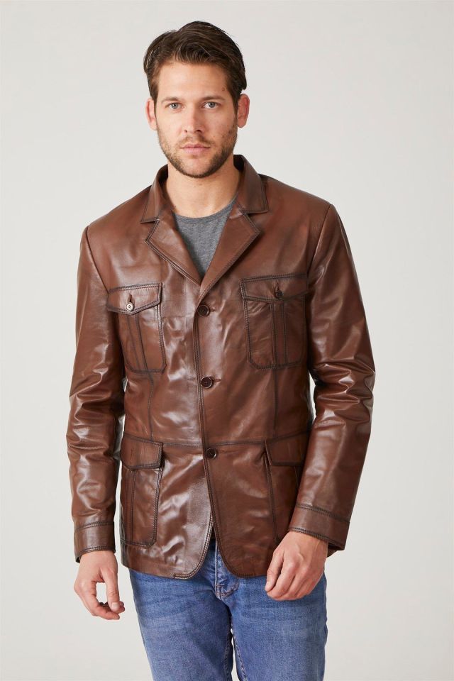 Delmar Whiskey Man Genuine Leather Jacket