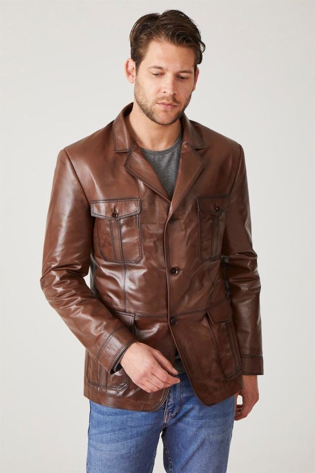 Delmar Whiskey Man Genuine Leather Jacket