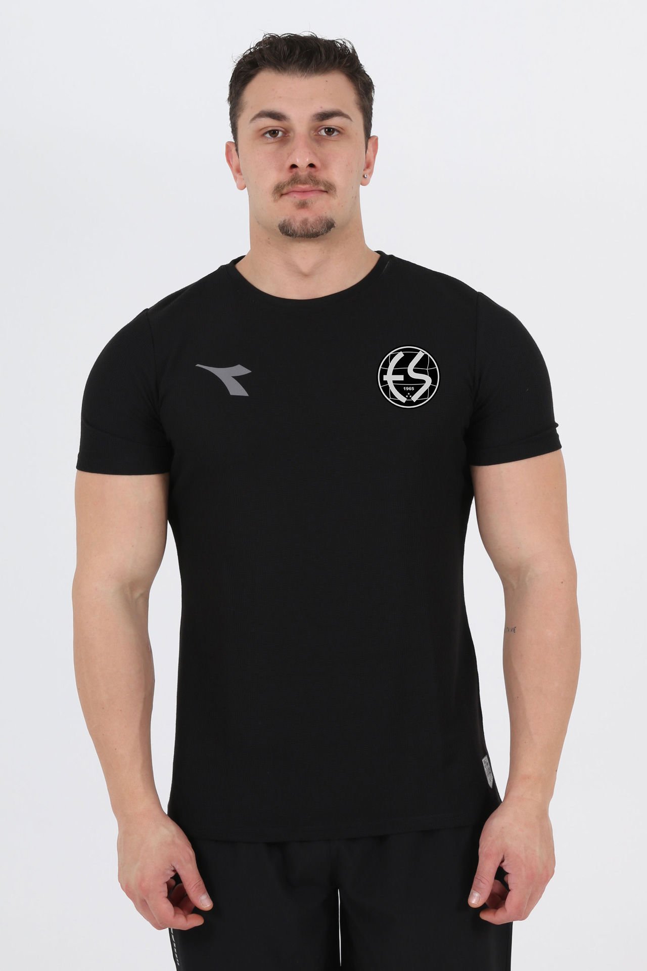Diadora Alto Antrenman T-Shirt Siyah Es Es