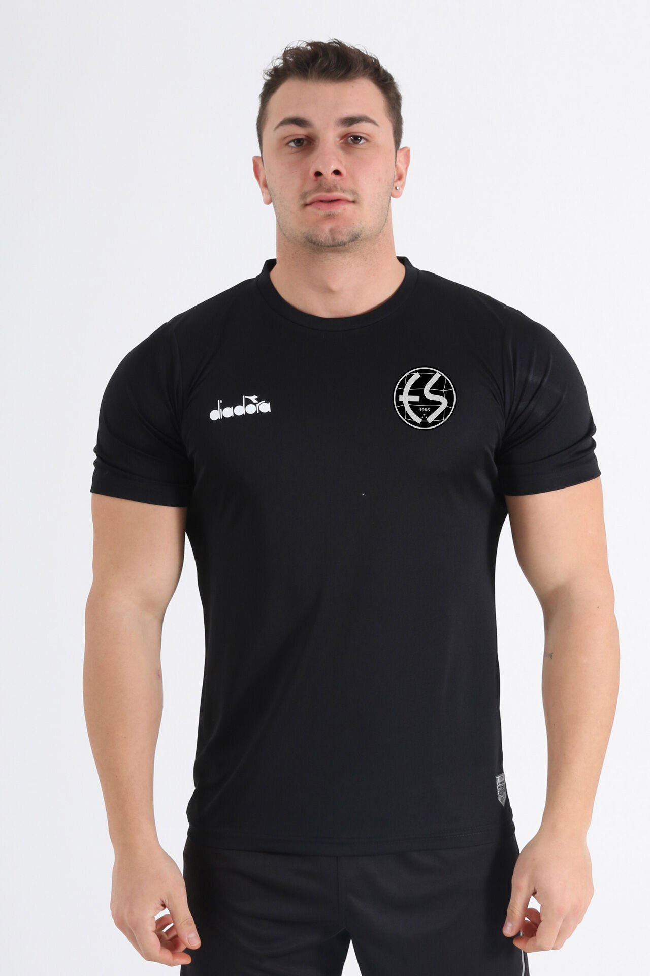 Diadora Nacce 22 Antrenman T-Shirt Siyah Es Es