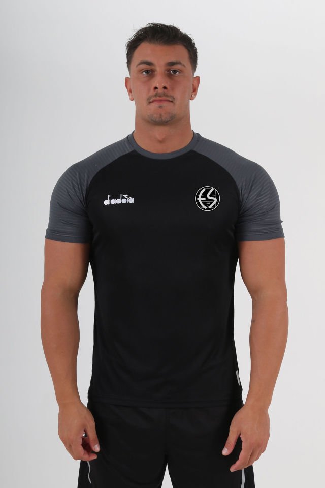 Diadora Premium Antrenman T-Shirt Siyah Es Es