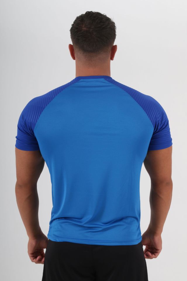 Premium Antrenman T-Shirt Saks Mavi