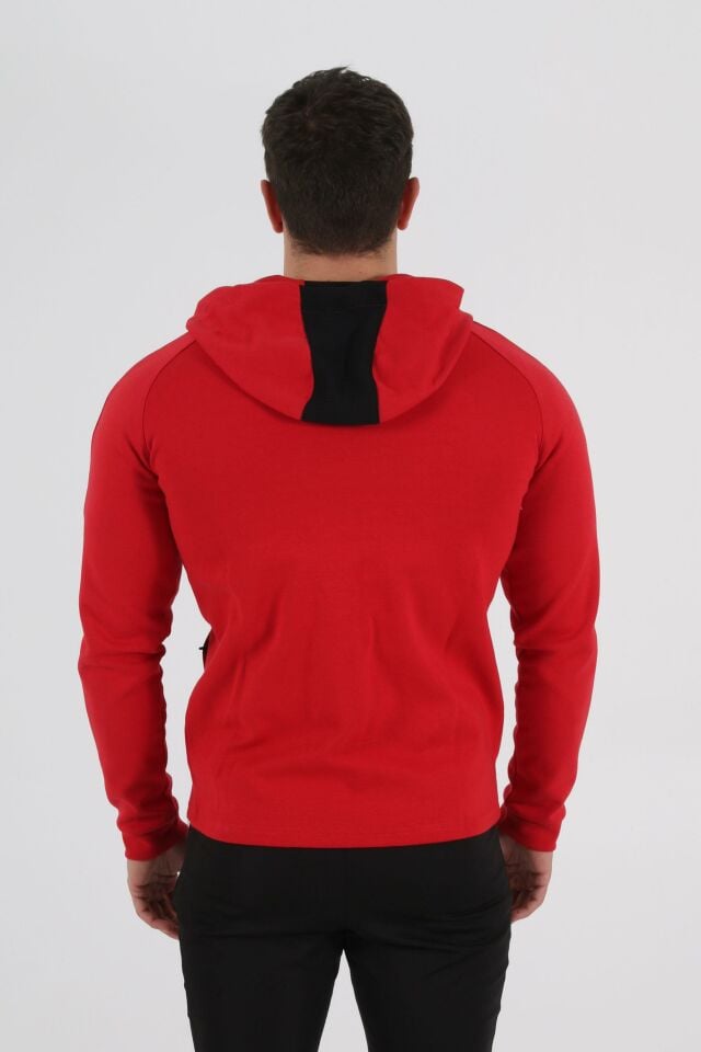 Venüs Kapüşonlu Sweatshirt Kırmızı