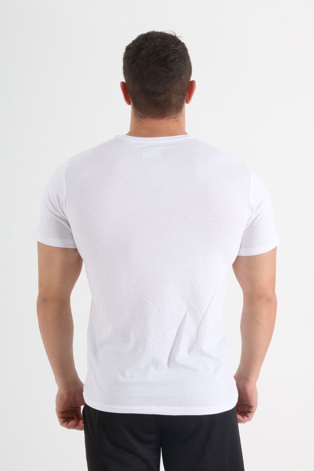 Diadora Veni Pamuklu Antrenman T-Shirt Beyaz Es Es