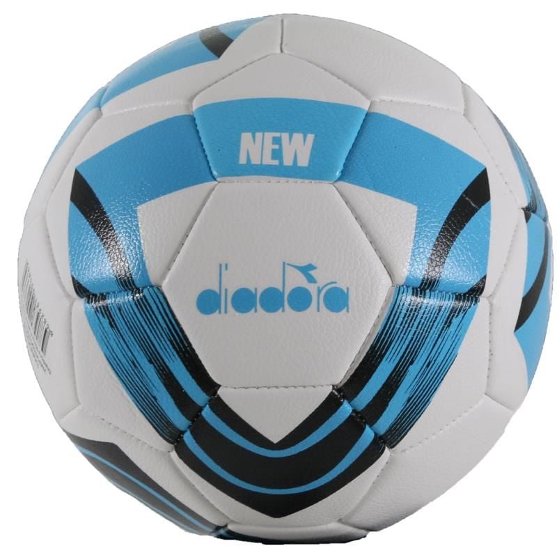New Futbol Topu Beyaz Siyah Mavi No 4