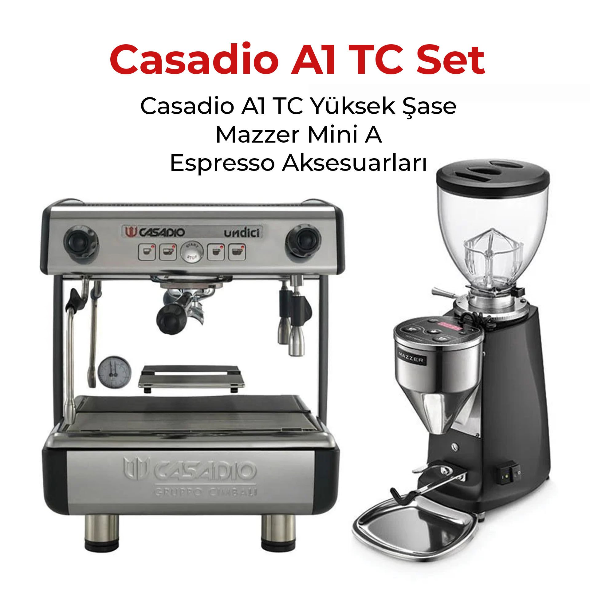 Casadio A1 Yüksek Şase Espresso Seti
