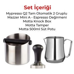 Cafe Ekipman Seti - 2 Kaşıklı / Mazzer Değirmen