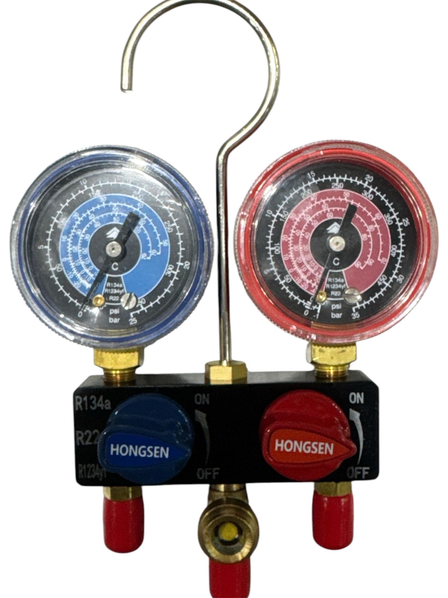 ÇİFTLİ MANİFOLD R22 & R134 & R1234YF HORTUMSUZ