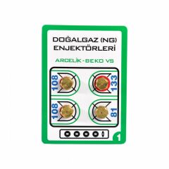 Ocak - Fırın Doğalgaz Enjektör - 9 'luk