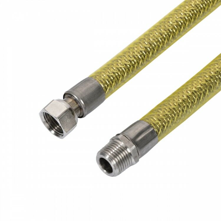 50 cm 1/2'' - 1/2'' Örgülü Gaz Flex Paslanmaz