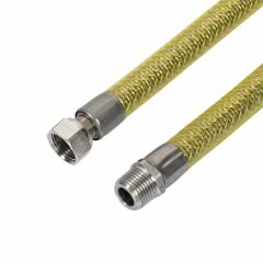 50 cm 1/2'' - 1/2'' Örgülü Gaz Flex Paslanmaz