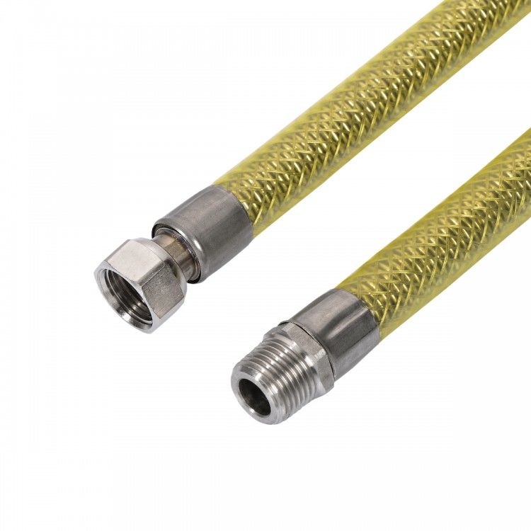 75 cm 1/2'' - 1/2'' Örgülü Gaz Flex Paslanmaz