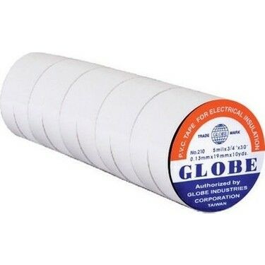 Globe Elektrik Bantı Beyaz 10 Adet